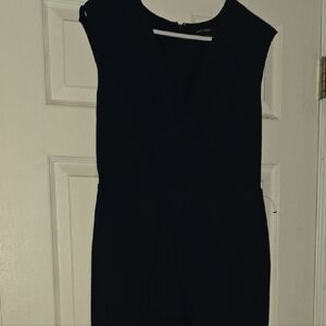 Maggy London Elegant Black Midi Dress